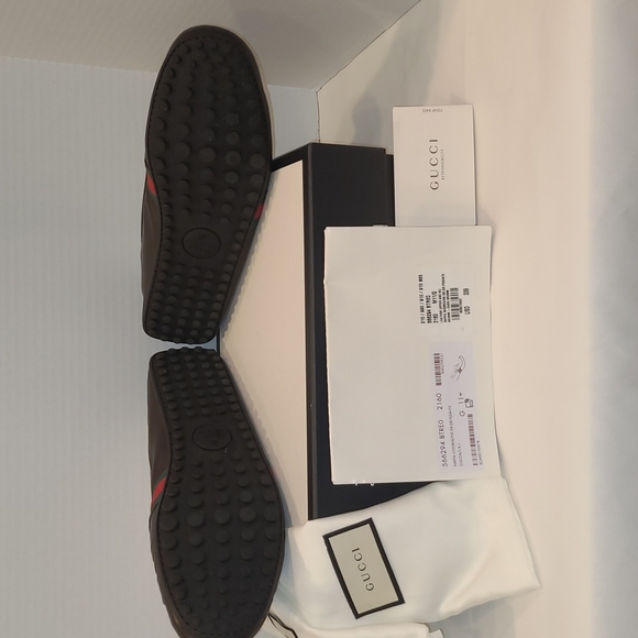 Men's Brown Gucci Loafers - Picture 3 of 6